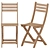 Foldable Outdoor Table and Chair Set 3D model small image 5