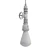 Vintage Industrial Water Pipe Pendant 3D model small image 2