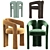 Modern Dudet Chair by Cassina: Stylish and Comfortable 3D model small image 5