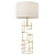 Golden Cylinder Table Lamp 3D model small image 1