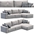 Elise Stretch Sofa: Stylish & Versatile 3D model small image 2