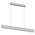 Terza Linear Suspension Light by Huxe 3D model small image 3