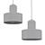 MARAMUR Pendant Light: Elegant Design 3D model small image 2