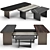 Elegant Minotti Clive Coffee Tables 3D model small image 1