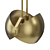 Futuristic Metal Sphere Lamp 3D model small image 3