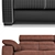 Sleek Comfort Sofa 3D model small image 6