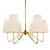 Berkshire Arm Chandelier: Elegant Illumination 3D model small image 1