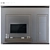 Modern TV Wall Mount Set 3D model small image 3