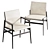 Sleek and Stylish Poliform Chairs 3D model small image 1
