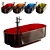 Luxurious Oval Cristalmood® Bathtub 3D model small image 2