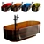 Luxurious Oval Cristalmood® Bathtub 3D model small image 4