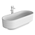 Luxurious Oval Cristalmood® Bathtub 3D model small image 5