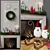 Festive Christmas Decor Set 3D model small image 2