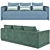 Contemporary Miami Sofa: Modern & Stylish 3D model small image 3