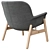 Modern Vedbo Chair - Light Brown-Pink 3D model small image 7