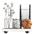 Elegant Bath Decor Set 3D model small image 6