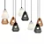 Minimalistic Suspended Lamps: Sleek Illumination 3D model small image 1