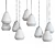 Minimalistic Suspended Lamps: Sleek Illumination 3D model small image 2