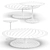Elegant Jigger Coffee & Side Tables 3D model small image 3