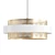 Glamorous TARYA Suspension - Blanc et Laiton 3D model small image 1