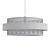 Glamorous TARYA Suspension - Blanc et Laiton 3D model small image 2