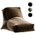 Cozy Comfort Bean Bag 3D model small image 3