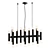 Deco Noir 24-Light Hanging Lamp 3D model small image 1