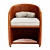 Beldock Designed Rattan Dining Chair 3D model small image 4