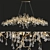 Elegant Bronze Bijout Chandelier 3D model small image 1