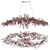 Elegant Bronze Bijout Chandelier 3D model small image 4