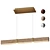 Modern Linear LED Suspension Light 3D model small image 1