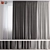 Modern Drapery Set with Sheer Curtains 3D model small image 1