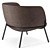 BomBom Armchair: Sleek and Stylish Seating 3D model small image 2