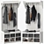 Modern Coat Rack and Shoe Bench Combo 3D model small image 2