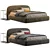 Rolling Bet: Stylish and Functional Bed 3D model small image 2
