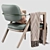 Elegant Giorgetti ELSA Lounge Chair 3D model small image 7
