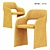 Comfy Fabric Chair: The Perfect Blend of Style and Comfort 3D model small image 2