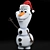 Title: Frozen Olaf 3D Model 3D model small image 1