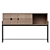 Stylish Oak Console: Clara 3D model small image 1