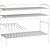 Modern Metal Vinyl Shelf 3D model small image 4
