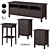 HEMNES Pedestal - Functional and Stylish Storage Solution 3D model small image 3