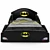 Batman Batmobile Toddler Bed 3D model small image 3