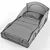 Batman Batmobile Toddler Bed 3D model small image 4