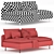 Modern Soderhamn 2-Seater Sofa 3D model small image 6