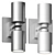 LumenArt AWL03: Sleek and Minimalist Wall Sconce 3D model small image 4