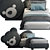 Cozy Comfort: Bside_Ted Bed 3D model small image 7