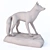 Graceful Fox Sculpture 3D model small image 6