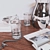 Elegant Tabletop Decor Set 3D model small image 3