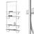 De Castelli Talea: Sleek Hanging Bookcase 3D model small image 2