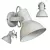 Vintage Industrial Wall Light 3D model small image 2